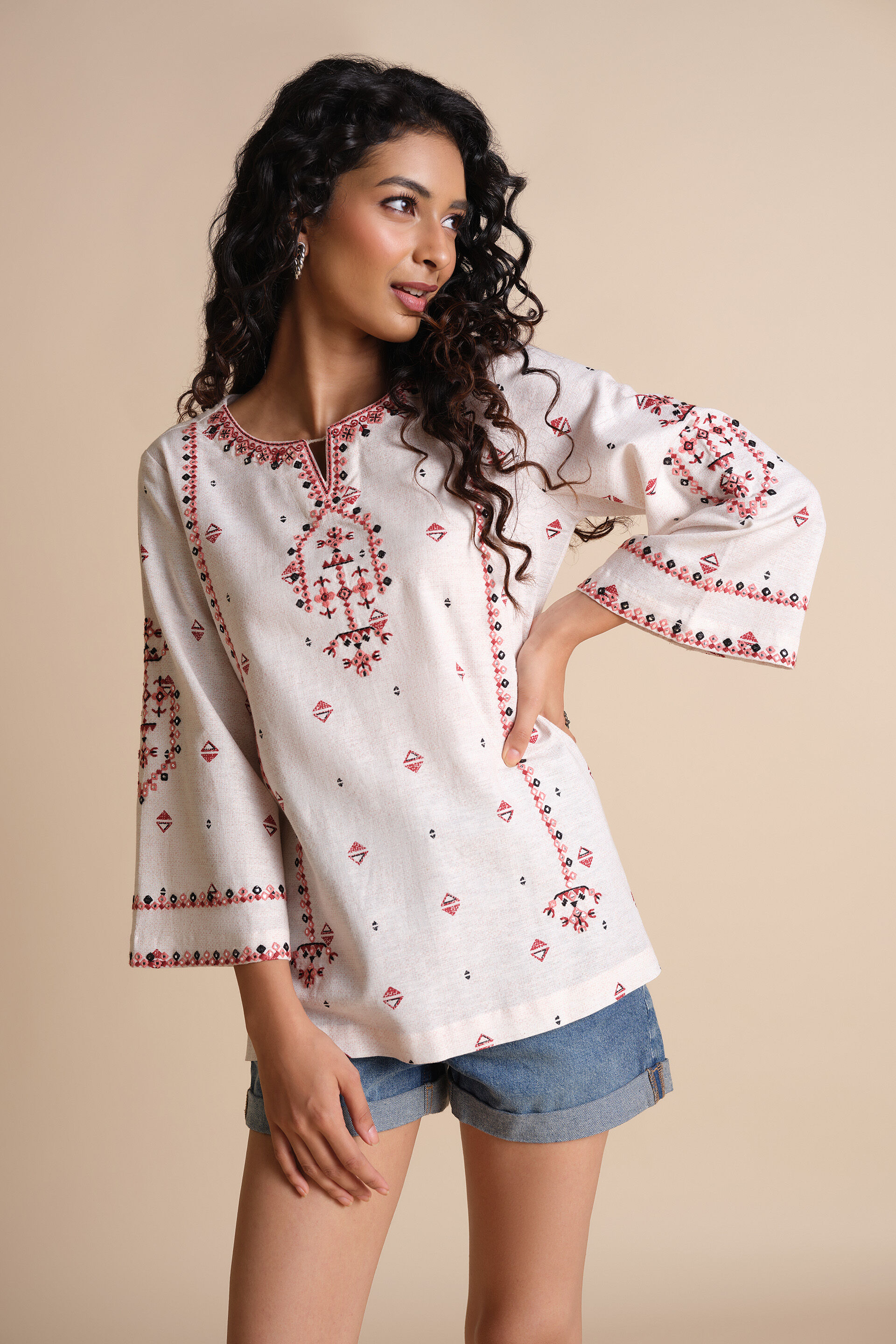 Safed Ishq Top, Off White, image 2